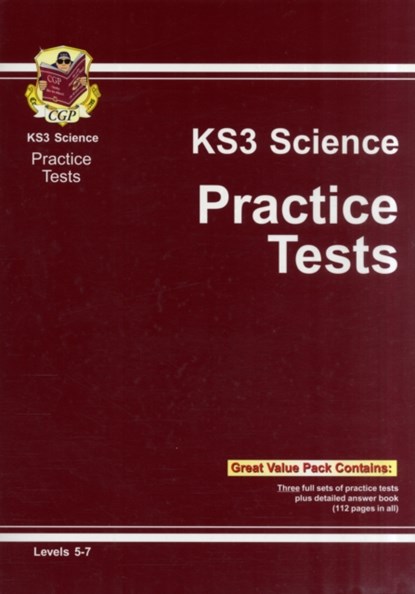 KS3 Science Practice Tests, CGP Books - Paperback - 9781847622549