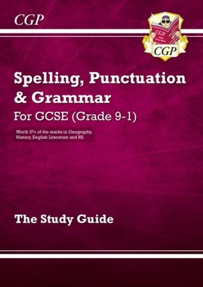 GCSE Spelling, Punctuation and Grammar Study Guide, CGP Books - Paperback - 9781847628916