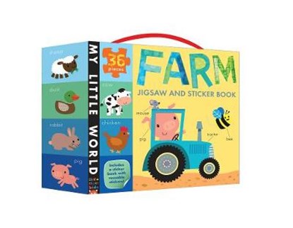 Farm Jigsaw and Sticker Book, Fhiona Galloway - Paperback - 9781848959774