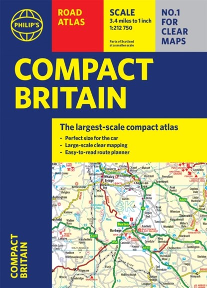 Philip's Compact Britain Road Atlas, Philip's Maps - Paperback - 9781849075787