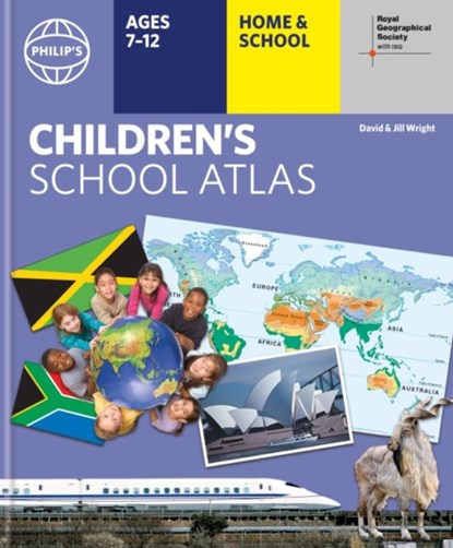 Philip's RGS Children's School Atlas, David Wright ; Jill Wright ; Philip's Maps - Gebonden - 9781849076913