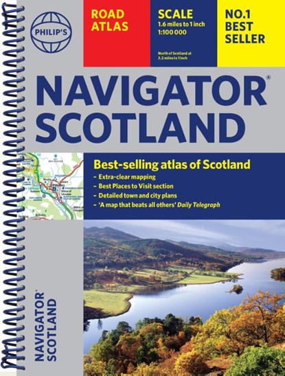 Philip's Navigator Scotland, Philip's Maps - Gebonden - 9781849077033