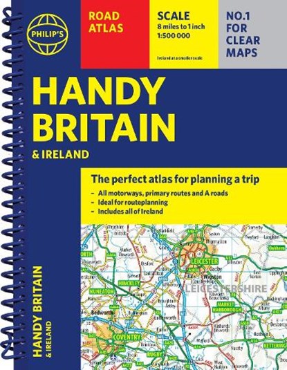 Philip's Handy Atlas Britain, Philip's Maps - Gebonden - 9781849077057