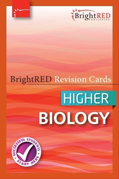 BrightRED Revision Cards - Higher Biology, Bright Red Publishing - Paperback - 9781849483537