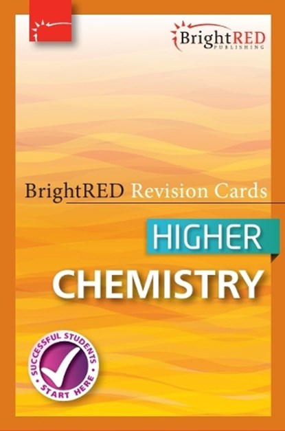 BrightRED Revision Cards - Higher Chemistry, Bright Red Publishing - Paperback - 9781849483544