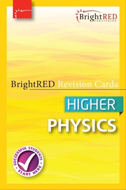 BrightRED Revision Cards - Higher Physics, Bright Red Publishing - Paperback - 9781849483568