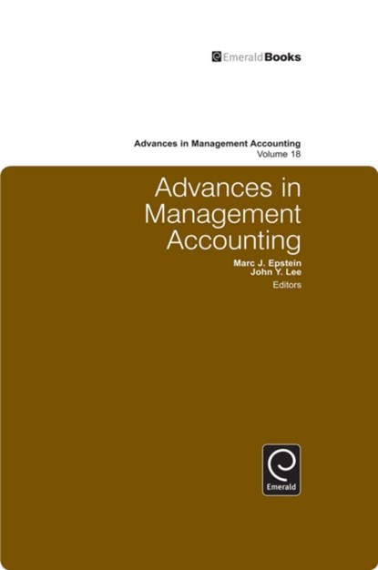Advances in Management Accounting, Marc J. Epstein ; John Y. Lee - Gebonden - 9781849507547