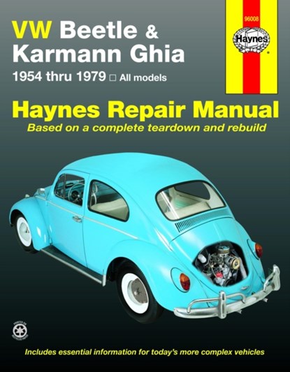 Volkswagen VW Beetle & Karmann Ghia (1954-1979) Haynes Repair Manual (USA), Haynes Publishing - Paperback - 9781850107293