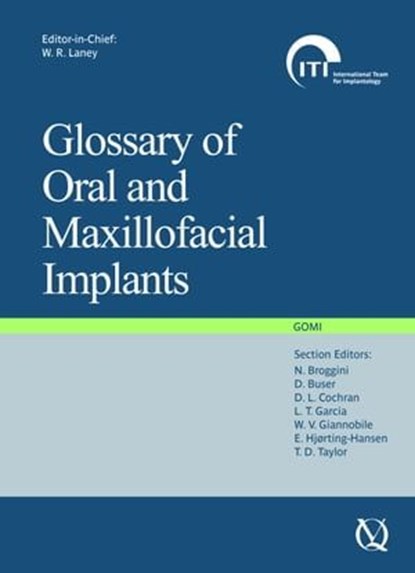 GOMI, Glossary of Oral and Maxillofacial Implants, niet bekend - Ebook - 9781850973485
