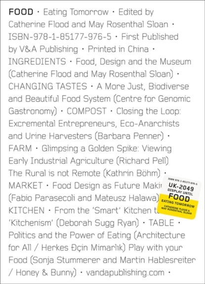 Food, Catherine Flood ; May Rosenthal Sloan - Paperback - 9781851779765
