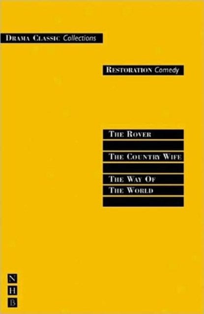 Restoration Comedy: Three Plays, Aphra Behn ; William Congreve ; William Wycherley - Paperback - 9781854598486