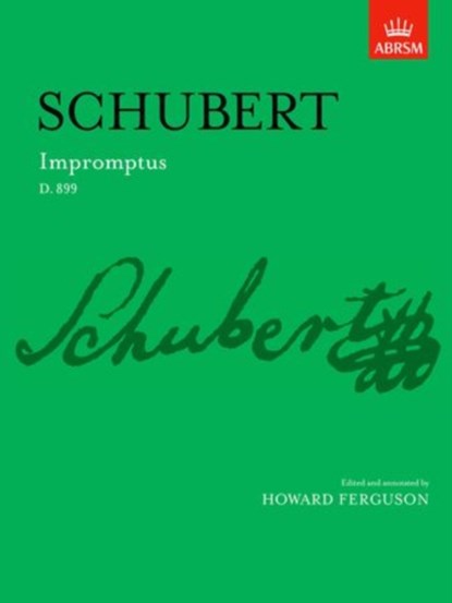 Impromptus D.899, Howard Ferguson - Paperback - 9781854722089