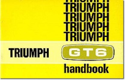 Triumph Owners' Handbook: Gt6 Mk2 & Gt6+, Brooklands Books Ltd - Paperback - 9781855201422