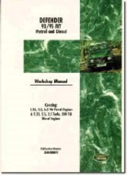 Land Rover Defender 93/95, niet bekend - Paperback - 9781855205123