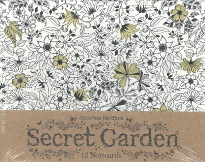 Secret Garden: 12 Notecards, BASFORD,  Johanna - Losbladig Paperback - 9781856699471
