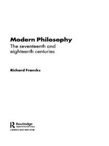 Modern Philosophy, niet bekend - Gebonden - 9781857287622