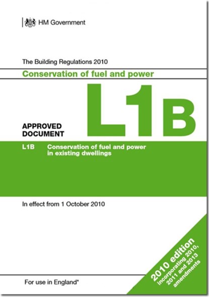 Approved Document L1B, niet bekend - Paperback - 9781859465110