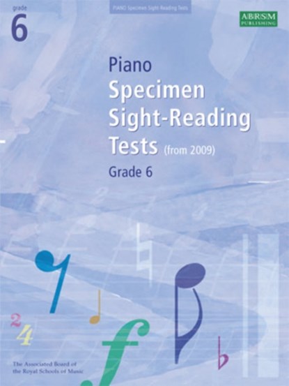 Piano Specimen Sight-Reading Tests, Grade 6, niet bekend - Paperback - 9781860969102