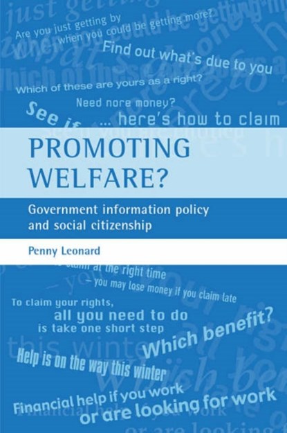 Promoting welfare?, Penny Leonard - Paperback - 9781861344878