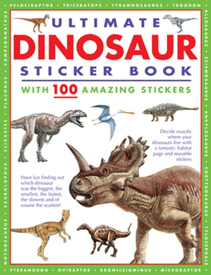 Ultimate Dinosaur Sticker Book, Armadillo Books - Paperback - 9781861478795