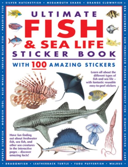 Ultimate Fish & Sea Life Sticker Book, Armadillo Books - Paperback - 9781861478801