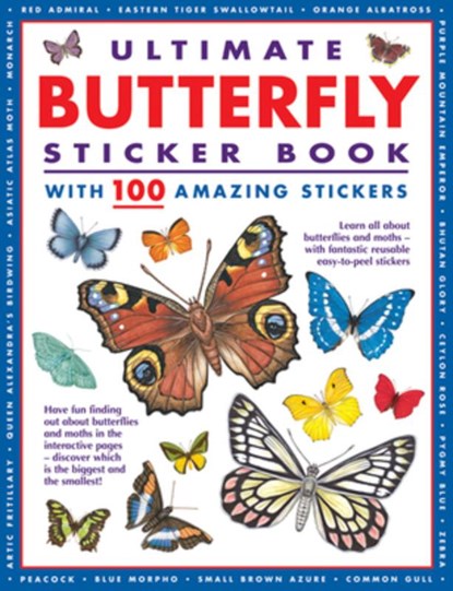 Ultimate Butterfly Sticker Book, Armadillo Books - Paperback - 9781861478818