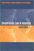 Corporations Law in Australia | Professor Roman Tomasic ; Stephen Bottomley ; Rob McQueen | 