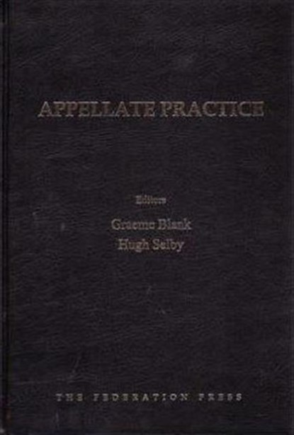 Appellate Practice, niet bekend - Gebonden - 9781862876804