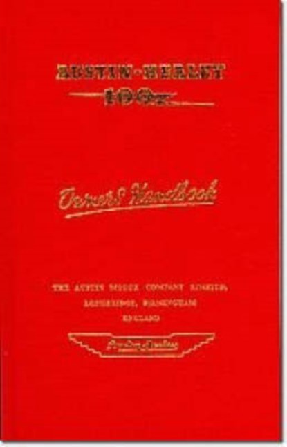 Austin Healey 100 Handbook, Brooklands Books Ltd - Paperback - 9781869826352
