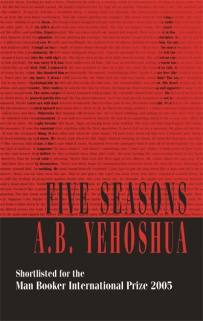 Five Seasons, A.B. Yehoshua - Paperback - 9781870015943