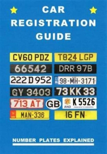 CAR REGISTRATION GUIDE, PETER ROBSON - Paperback - 9781872686387