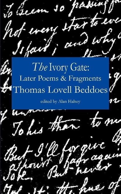 The Ivory Gate, Thomas Lovell Beddoes - Paperback - 9781874400509