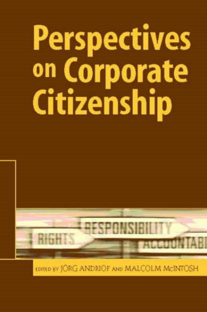 Perspectives on Corporate Citizenship, Joerg Andriof ; Malcolm McIntosh - Gebonden - 9781874719397