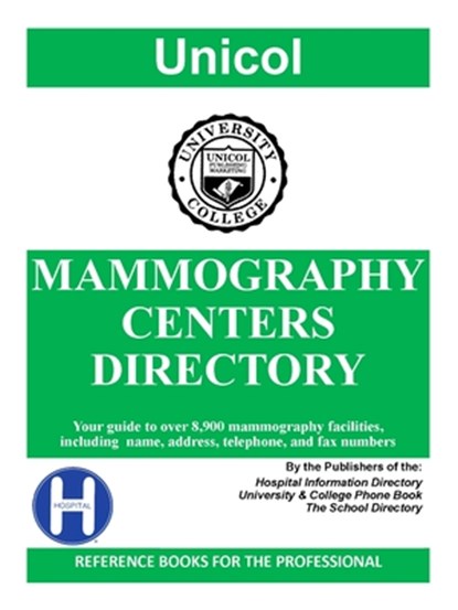 Mammography Centers Directory, 2025 Edition, Henry a. Rose - Paperback - 9781880973110