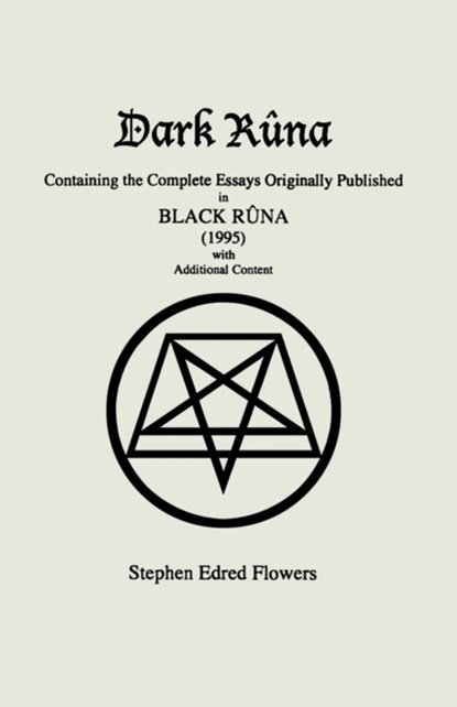 Dark Runa, Stephen Edred Flowers - Paperback - 9781885972507