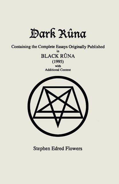 Dark Runa, Stephen Edred Flowers - Paperback - 9781885972507