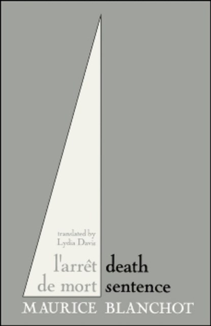Death Sentence, Maurice Blanchot - Paperback - 9781886449411