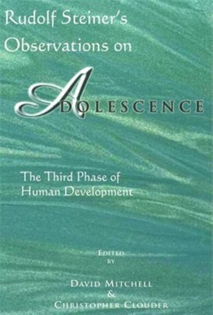 Rudolf Steiner's Observations on Adolescence, David Mitchell ; Christopher Clouder - Paperback - 9781888365313