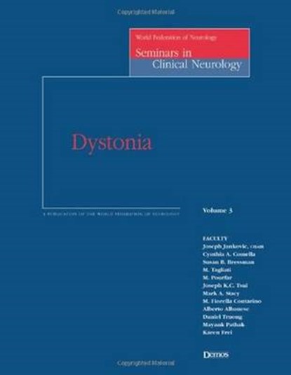 Dystonia, Professor Joseph Jankovic - Paperback - 9781888799873