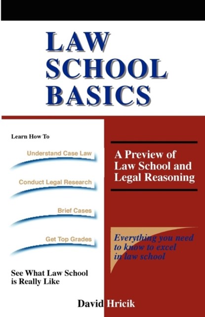 Law School Basics, Professor David (Mercer University Law School) Hricik - Paperback - 9781889057064