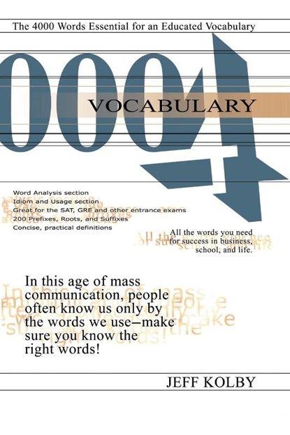Vocabulary 4000, Jeff Kolby - Paperback - 9781889057569