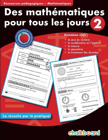 Des Mathematiques Pour Tous Les Jours 2, Demetra Turnbull - Paperback - 9781897514290