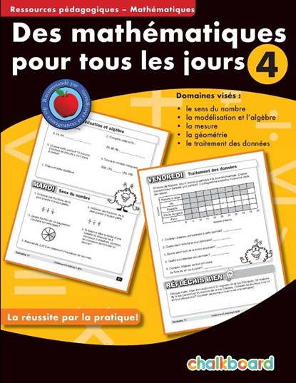 Des Mathematiques Pour Tous Les Jours 4, Demetra Turnbull ; Rita Vanden Heuvel - Paperback - 9781897514313