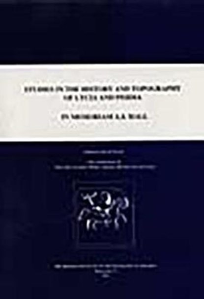 Studies in the History and Topography of Lycia in Memoriam A. S. Hall, David French ; Alan S. Hall ; N. P. Milner ; S. Mitchell - Gebonden - 9781898249030