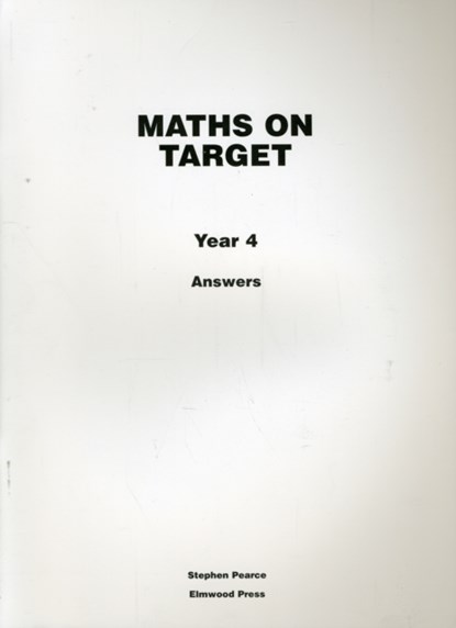 Maths on Target Year 4 Answers, Stephen Pearce - Paperback - 9781902214962