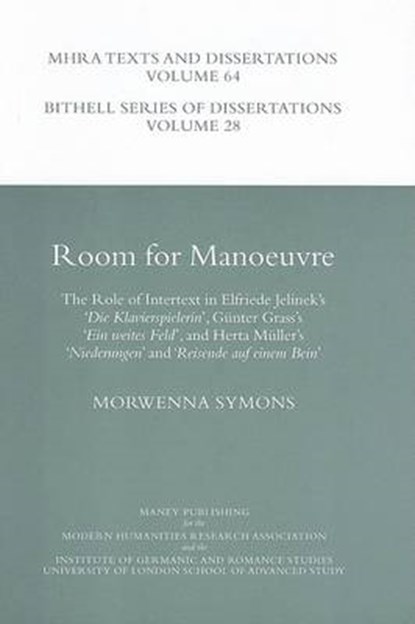 Room for Manoeuvre, SYMONS,  M. - Gebonden - 9781904350439