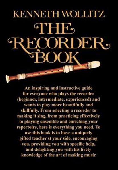 The Recorder Book, Kenneth Wollitz - Paperback - 9781904846116