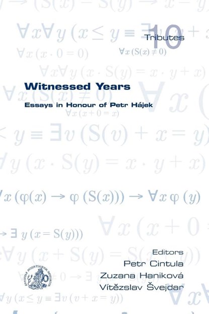 Witnessed Years, Petr Cintula ; Zuzana Hanikova ; Vitesslav Svejdar - Paperback - 9781904987635
