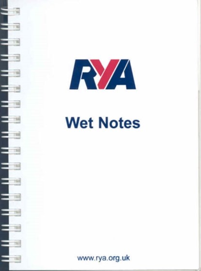RYA Wet Notes, niet bekend - Gebonden - 9781905104277