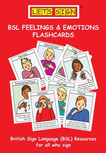 Let's Sign BSL Feelings & Emotions Flashcards, Cath Smith - Losbladig - 9781905913237